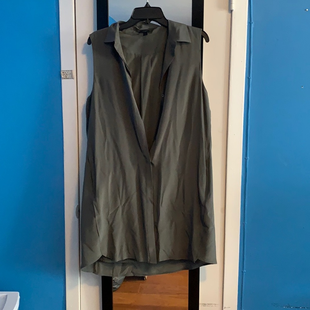 J.Crew Grey sleeveless mini dress